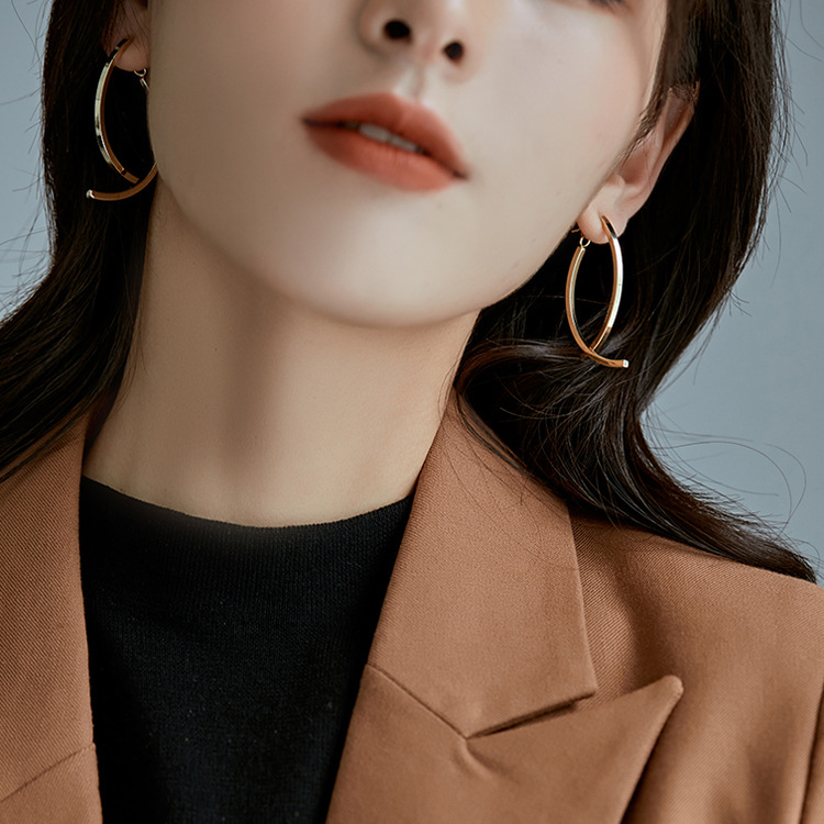 複古耳環女韓國氣質網紅耳環圓臉顯瘦長款個性耳飾