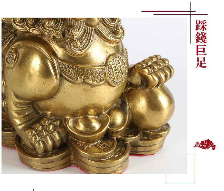 鎮宅化煞| 聚財開運| 一對入鎮宅聚財公母貔貅擺件| 純銅鑄造